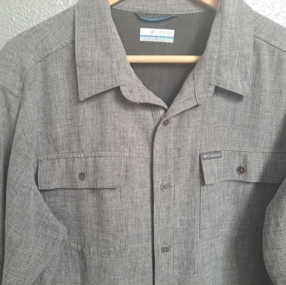 Columbia Omni Wick Hiking/Fishing Button Up Shirt Size XL/TG - Picture 11 of 14